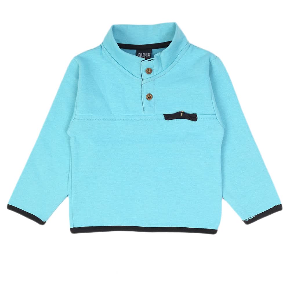 Boys Full Sleeves T-Shirt - Light Blue, Boys T-Shirts, Chase Value, Chase Value