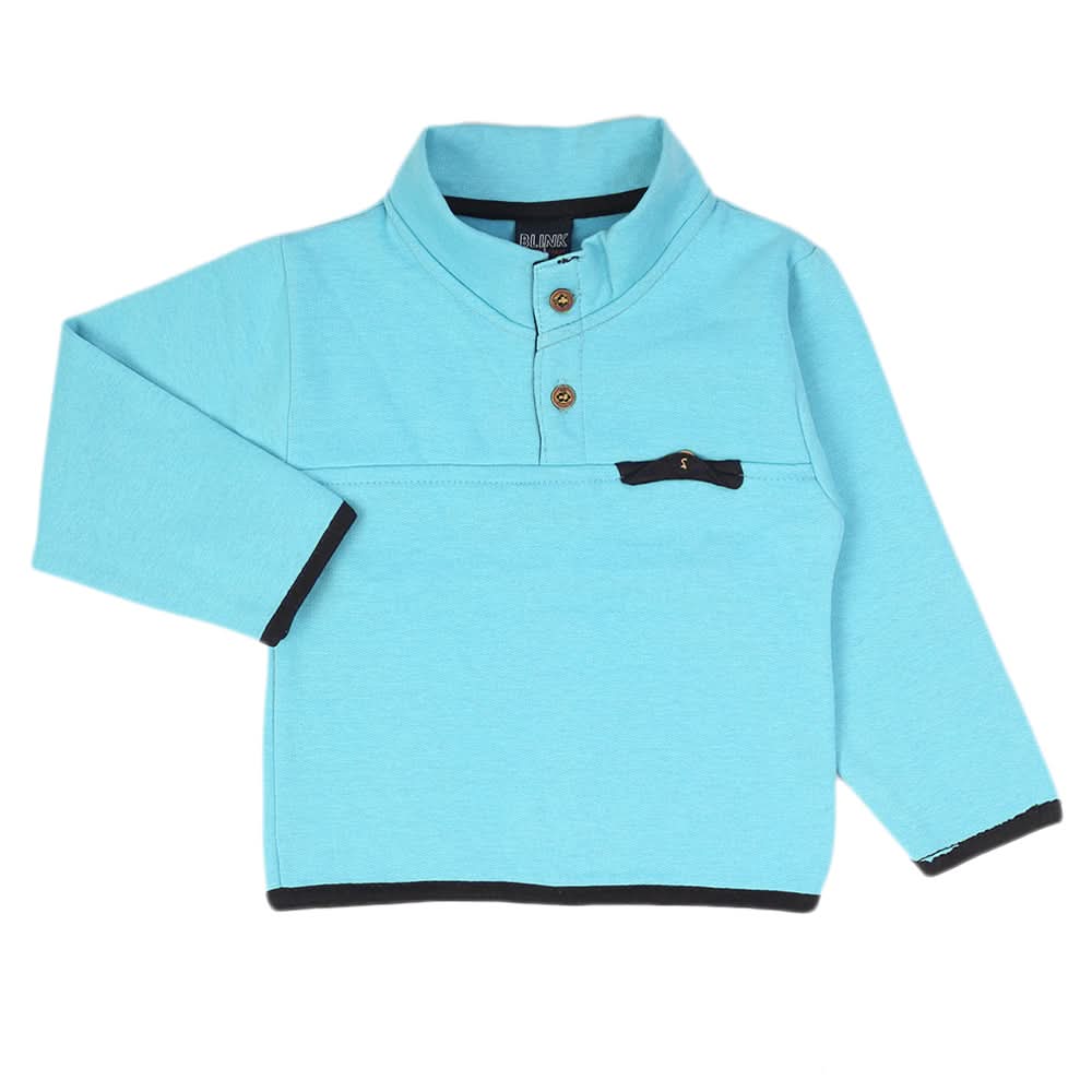 Boys Full Sleeves T-Shirt - Light Blue, Boys T-Shirts, Chase Value, Chase Value