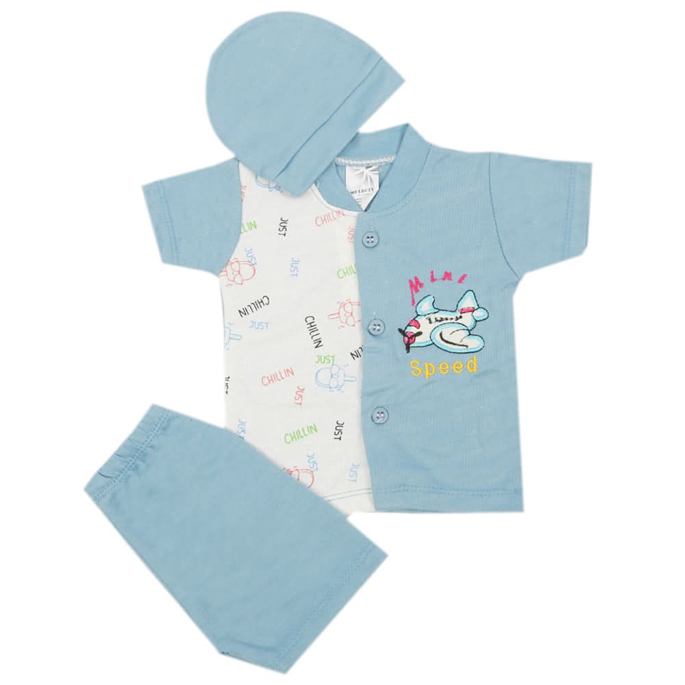 Newborn Suit - Steel Blue, Newborn Boys Sets & Suits, Chase Value, Chase Value