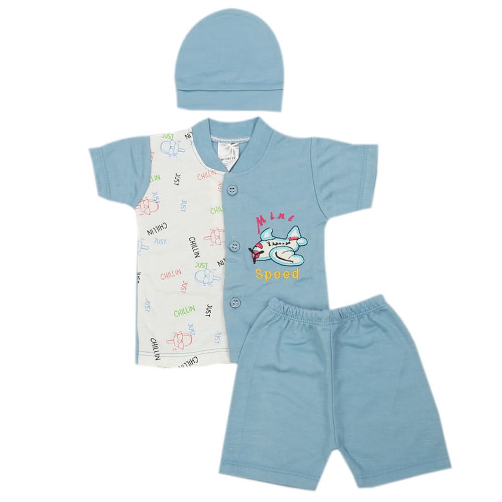 Newborn Suit - Steel Blue, Newborn Boys Sets & Suits, Chase Value, Chase Value