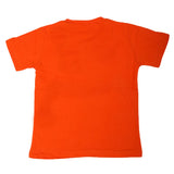 Boys Round Neck Half Sleeves T-Shirt - Orange, Kids, Boys T-Shirts, Chase Value, Chase Value