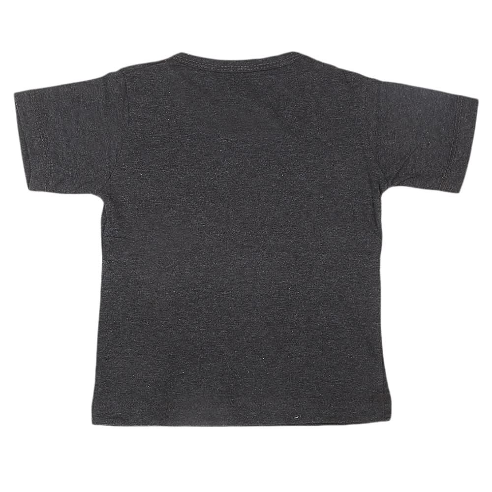 Boys Half Sleeves T-Shirt  - Grey, Kids, Boys T-Shirts, Chase Value, Chase Value