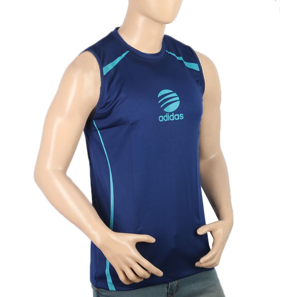 Men's Sando T-Shirt - Navy Blue, Men, T-Shirts And Polos, Chase Value, Chase Value
