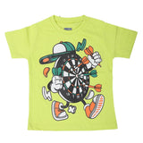 Boys Round Neck Half Sleeves T-Shirt - Green, Kids, Boys T-Shirts, Chase Value, Chase Value