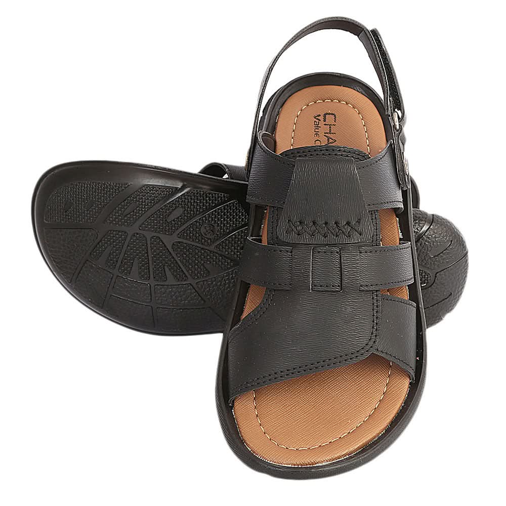 Men's Sandal ( A-03 ) - Black, Men, Sandals, Chase Value, Chase Value