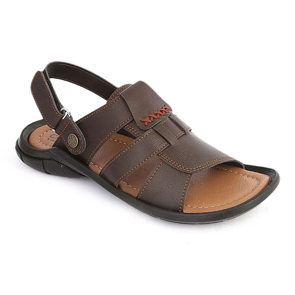 Men's Sandal ( A-03 ) - Brown, Men, Sandals, Chase Value, Chase Value