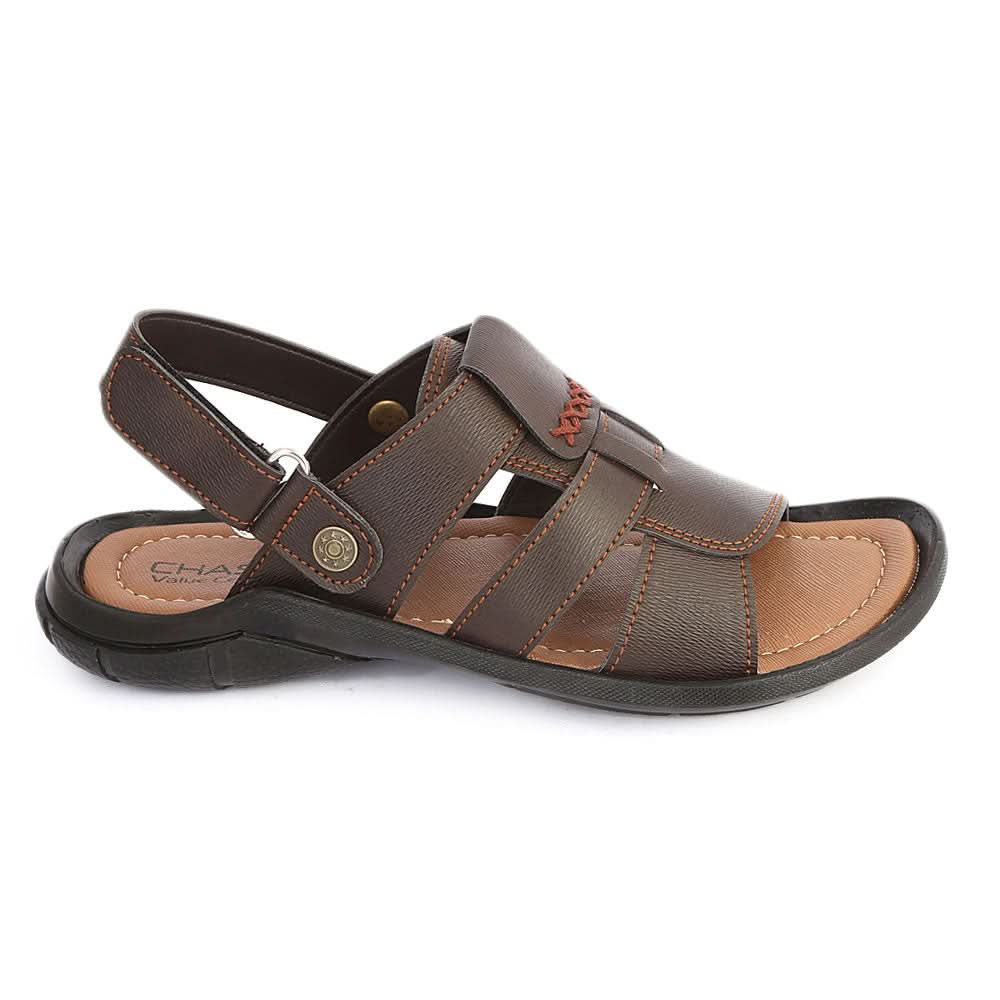 Men's Sandal ( A-03 ) - Brown, Men, Sandals, Chase Value, Chase Value