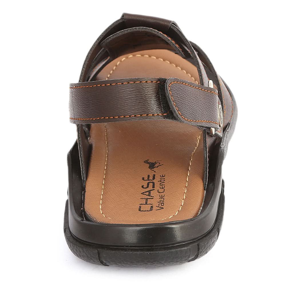 Men's Sandal ( A-03 ) - Brown, Men, Sandals, Chase Value, Chase Value