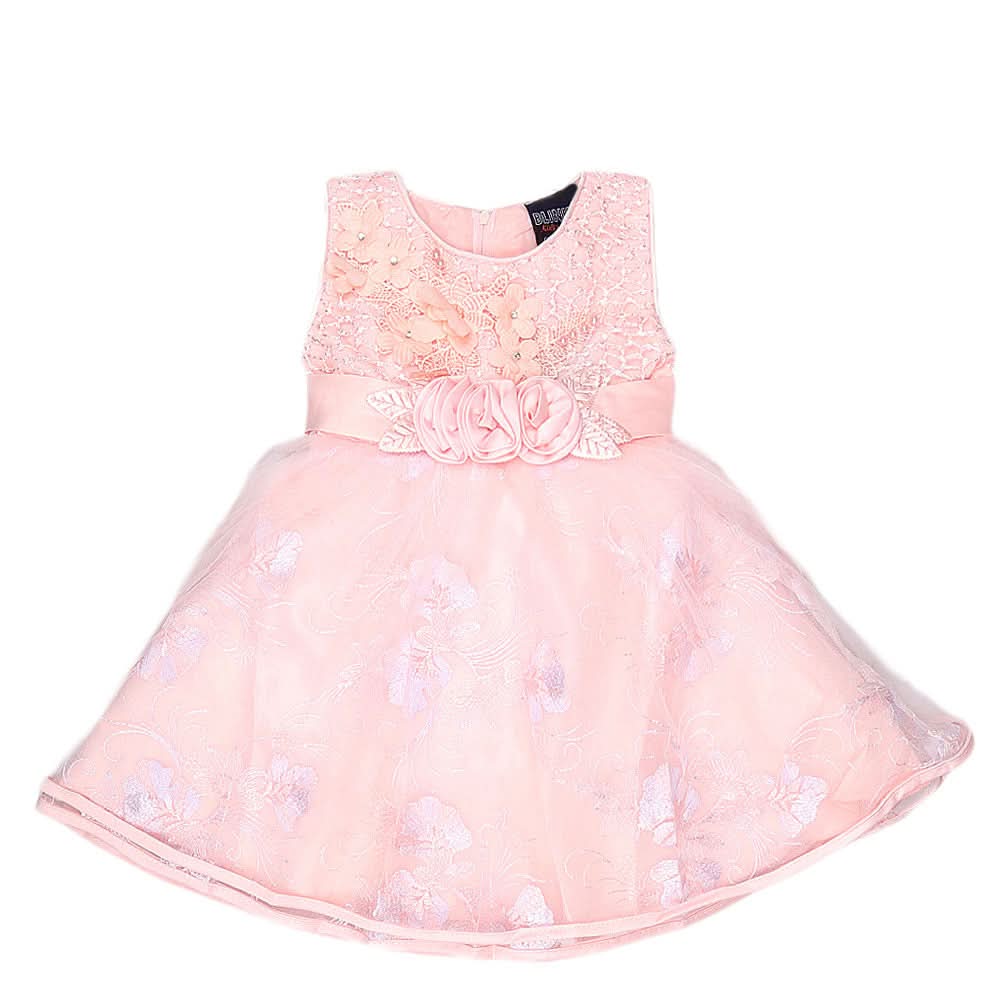 Girls Fancy Frock - Light Pink, Kids, Girls Frocks, Chase Value, Chase Value