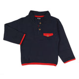Boys Full Sleeves T-Shirt - Navy Blue, Boys T-Shirts, Chase Value, Chase Value