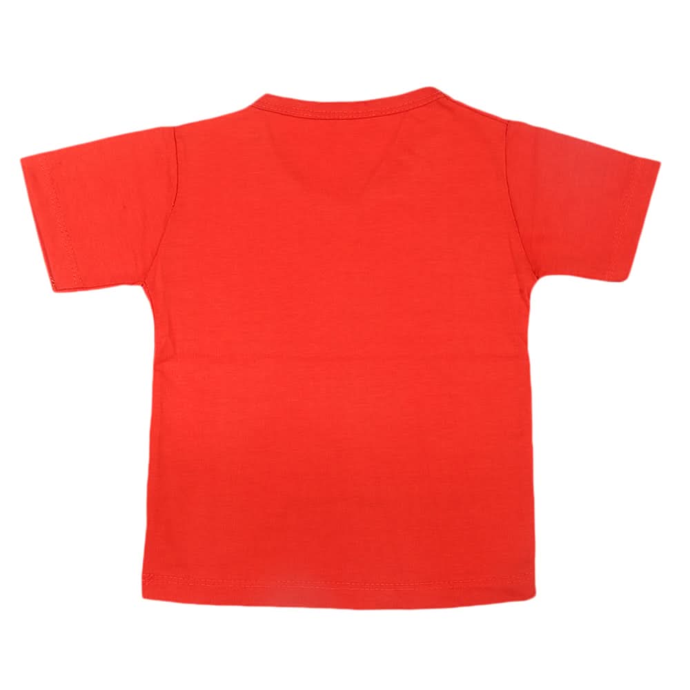 Boys Half Sleeves T-Shirt  - Rust, Kids, Boys T-Shirts, Chase Value, Chase Value