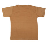 Boys Half Sleeves T-Shirt  - Brown, Kids, Boys T-Shirts, Chase Value, Chase Value