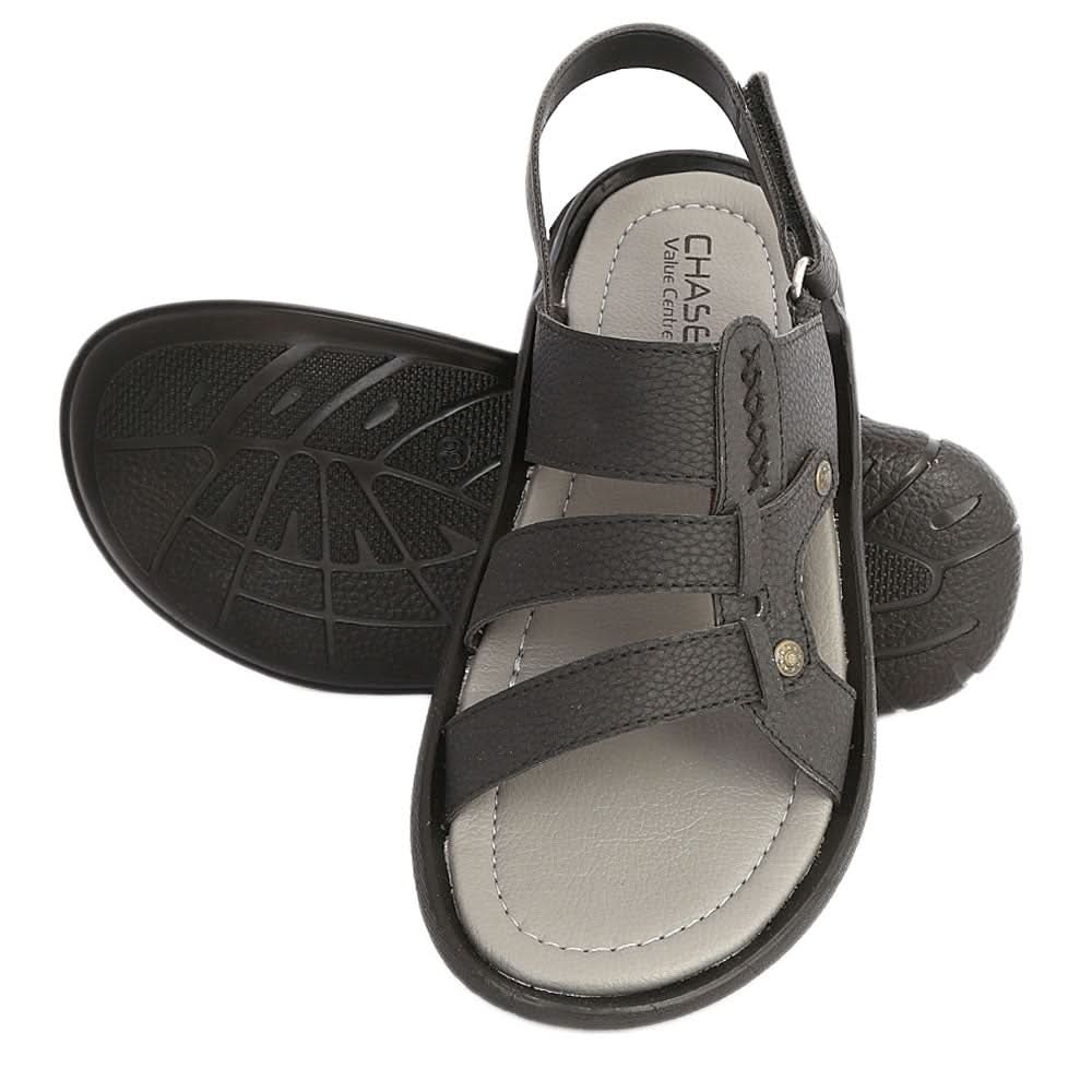 Men's Sandal ( A-06 ) - Black, Men, Sandals, Chase Value, Chase Value