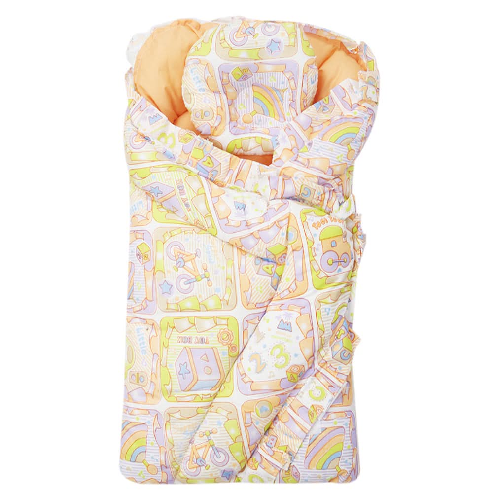 Newborn Kids 2Pcs Sleeping Bag - Orange, Kids, Maternity & Sleeping Bag, Chase Value, Chase Value