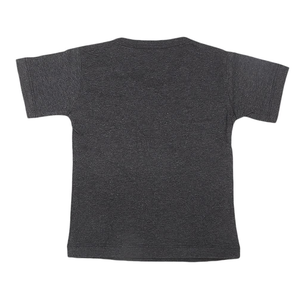 Boys Half Sleeves T-Shirt  - Grey, Kids, Boys T-Shirts, Chase Value, Chase Value