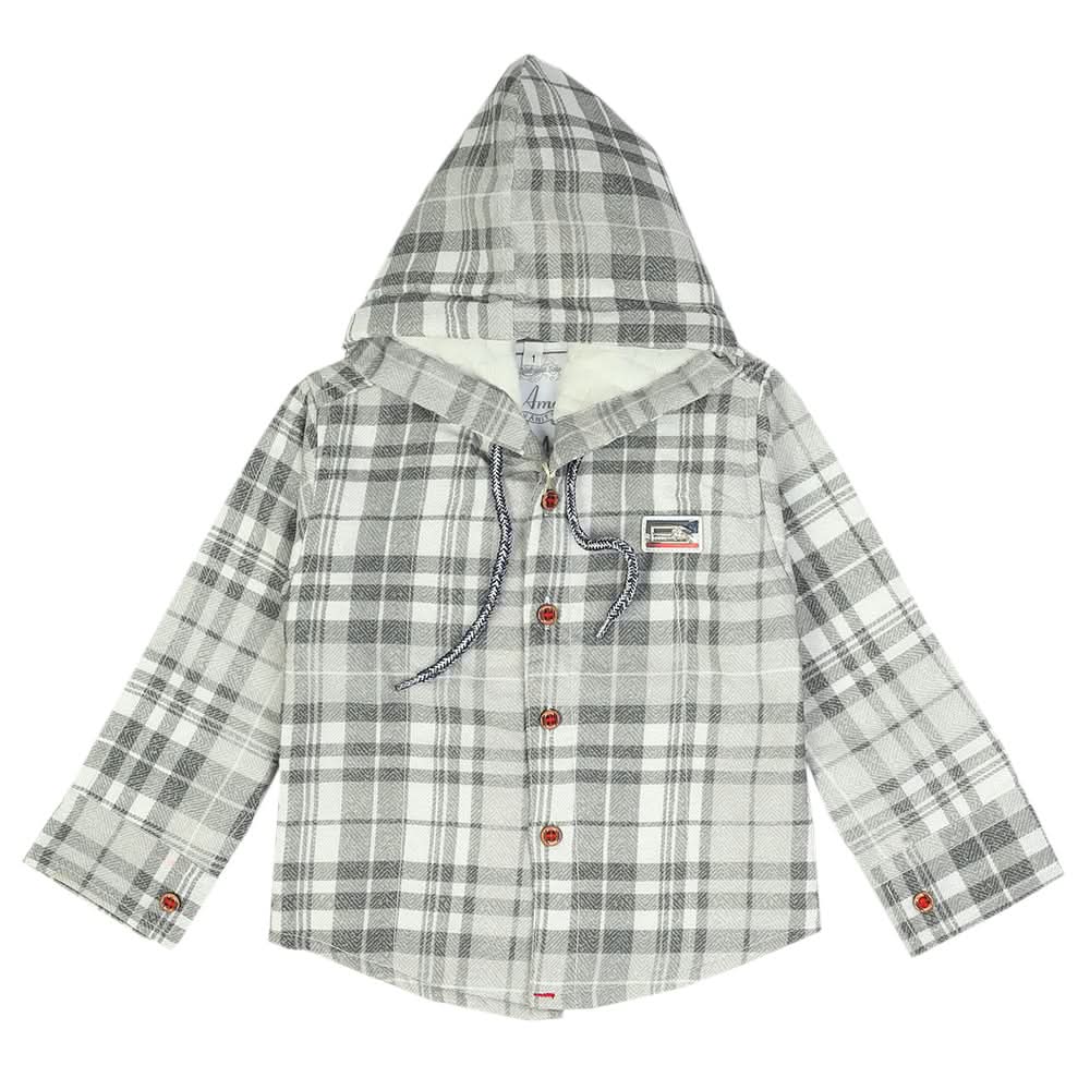 Boys Full Sleeves Shirt - Grey, Boys Shirts, Chase Value, Chase Value