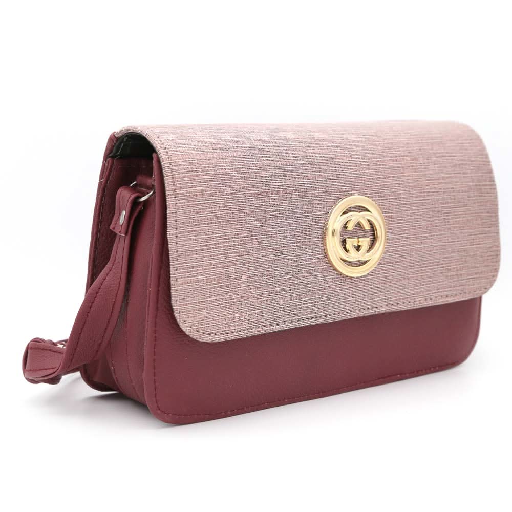 Women's Shoulder Bag 9137 - Maroon, Women, Bags, Chase Value, Chase Value