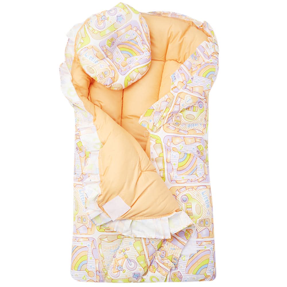 Newborn Kids 2Pcs Sleeping Bag - Orange, Kids, Maternity & Sleeping Bag, Chase Value, Chase Value