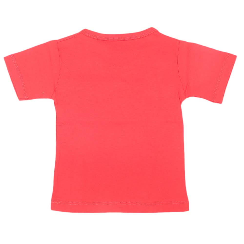 Boys Half Sleeves T-Shirt  - Red, Kids, Boys T-Shirts, Chase Value, Chase Value