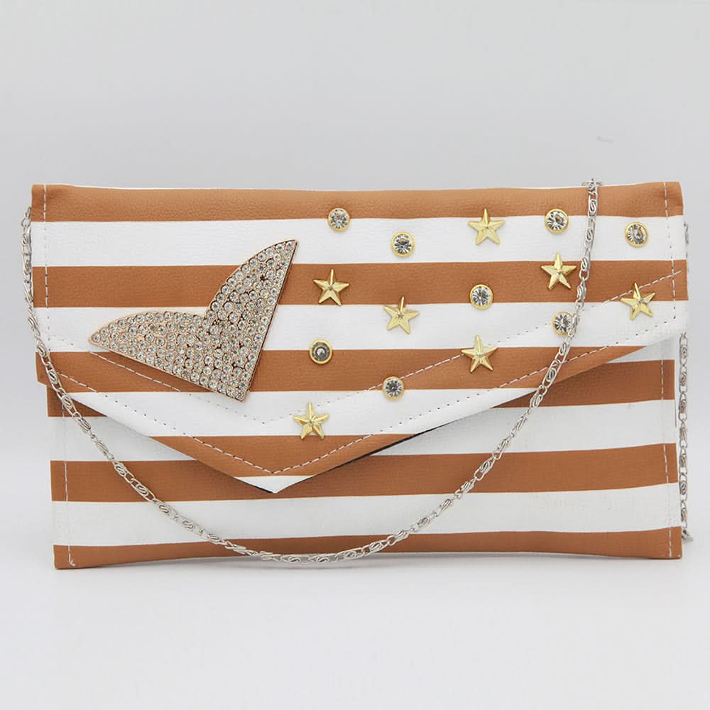 Women's Fancy Clutch 1990 - Brown, Women, Clutches, Chase Value, Chase Value