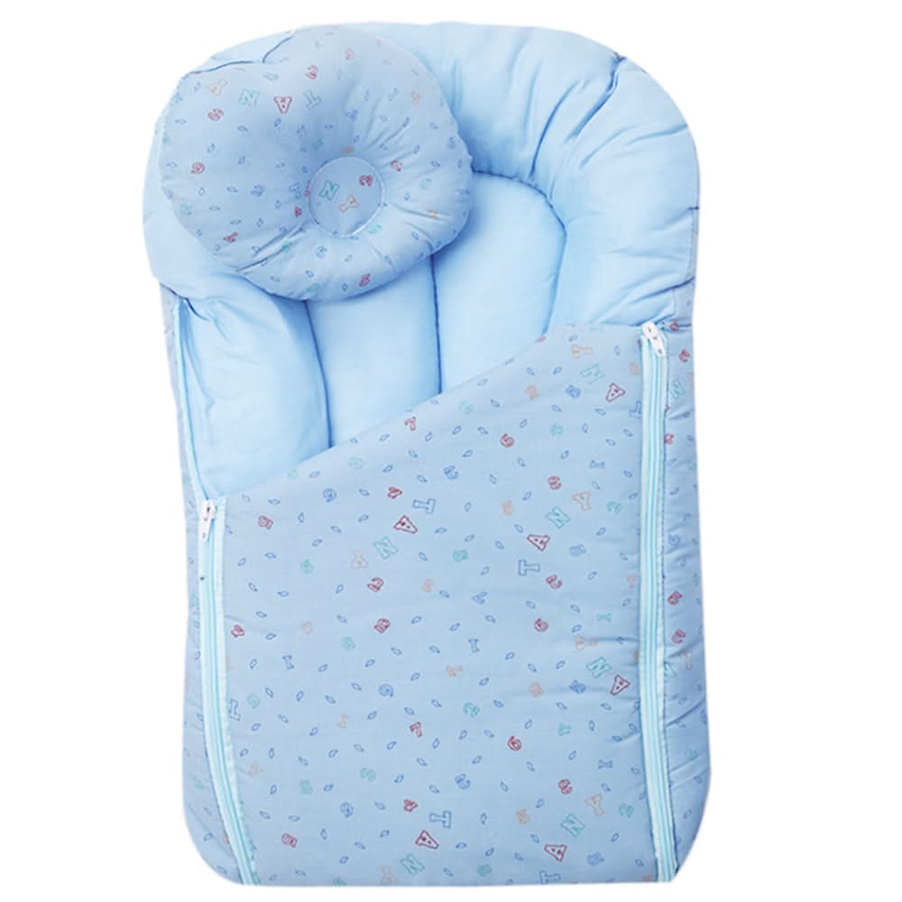 Newborn Kids 2Pcs Sleeping Bag - Blue, Kids, Maternity & Sleeping Bag, Chase Value, Chase Value