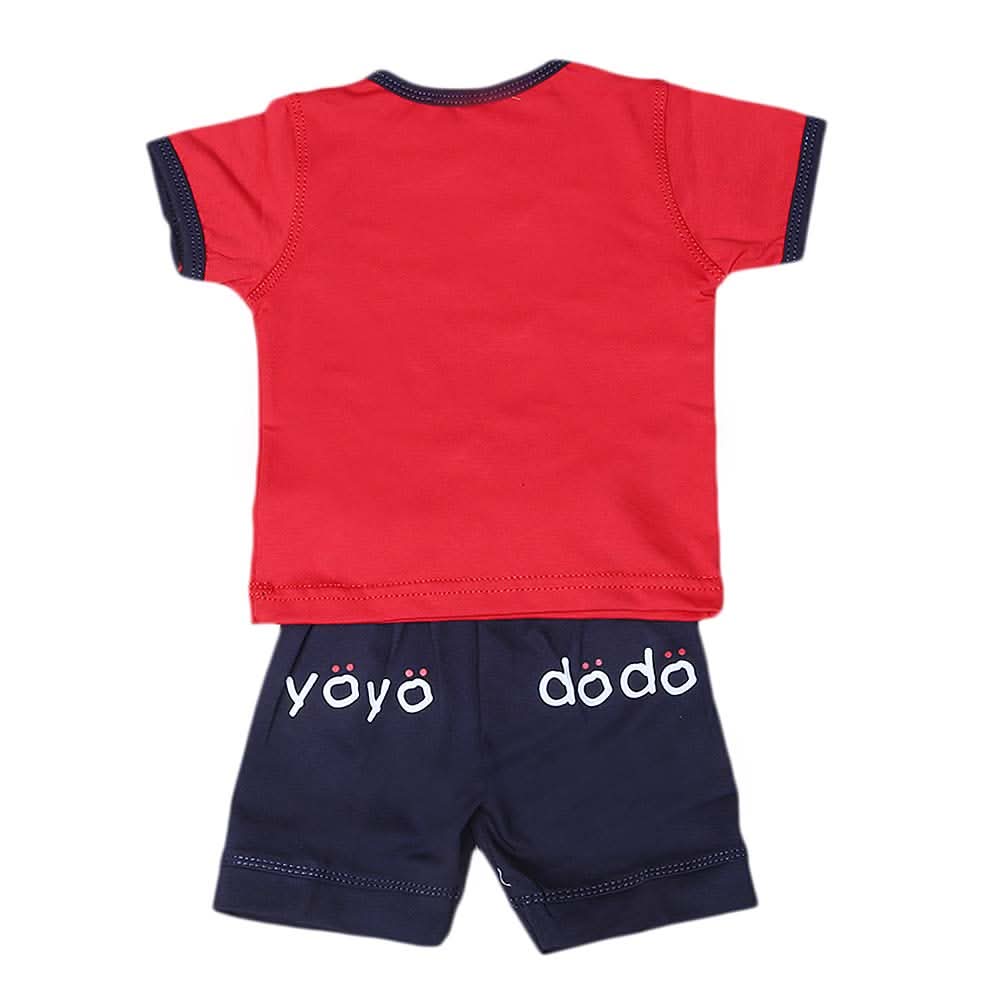 Newborn boys 2pcs Suit - Red, Kids, NB Boys Sets And Suits, Chase Value, Chase Value