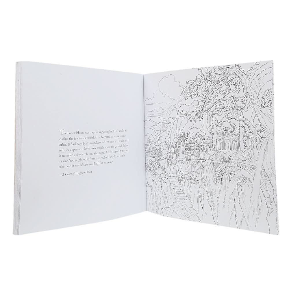 Activity A Court Of Thorns And Roses Coloring, Kids, Kids Colouring Books, 9 to 12 Years, Chase Value