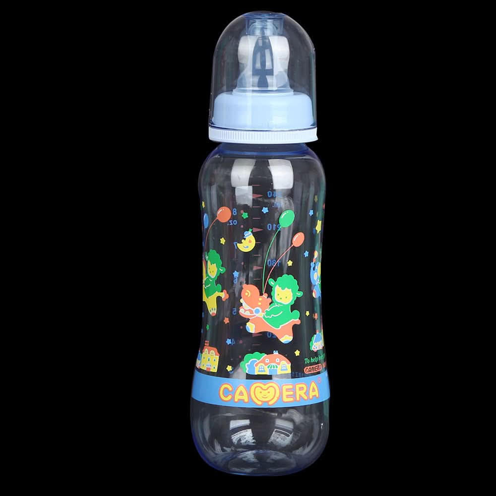 Camera Baby Streamline Feeding Bottle 240ml/8oz - Blue, Kids, Feeding Supplies, Chase Value, Chase Value