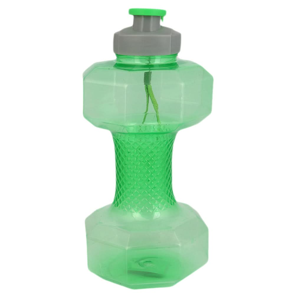 Dumbbell Water Bottle 1.5 Litters - Green, Home & Lifestyle, Glassware & Drinkware, Chase Value, Chase Value