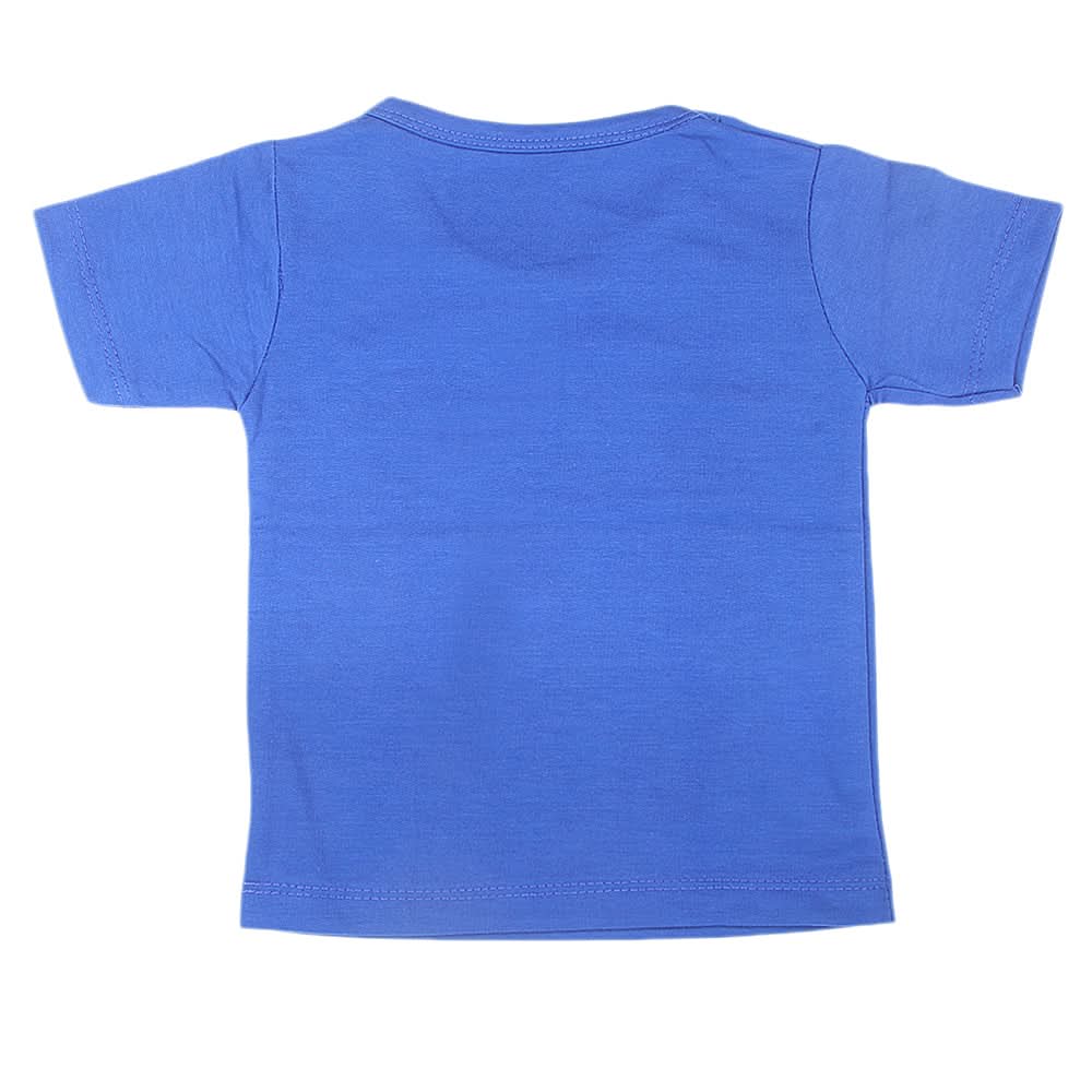 Boys Half Sleeves T-Shirt  - Royal Blue, Kids, Boys T-Shirts, Chase Value, Chase Value