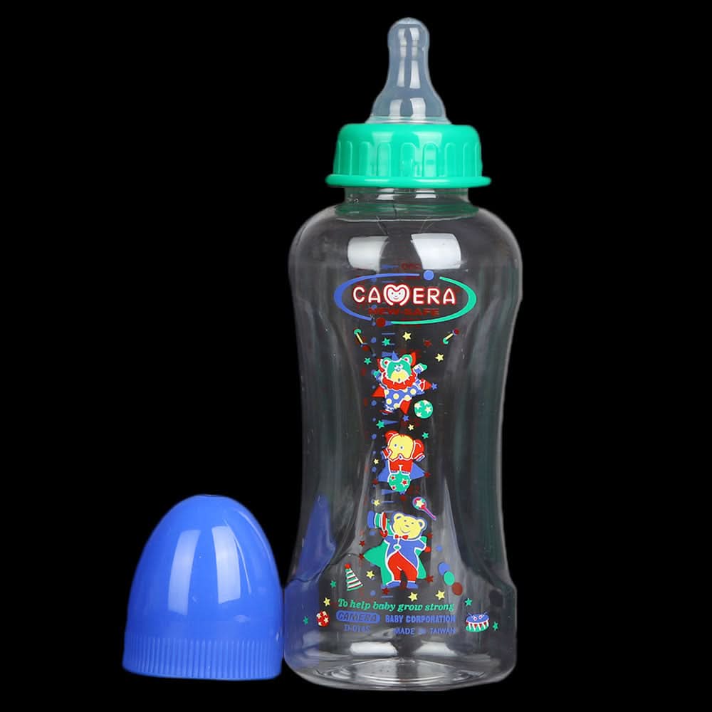 Camera Baby Stream Line Feeding Bottle 360ml/12oz - Blue, Kids, Feeding Supplies, Chase Value, Chase Value