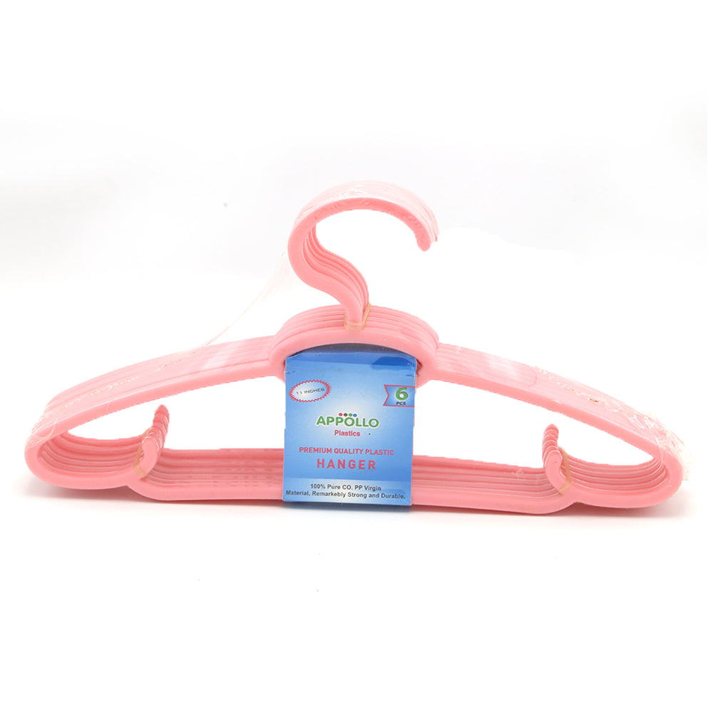 Premio Hangers 6 Pcs Set - Light Pink, Home & Lifestyle, Accessories, Chase Value, Chase Value