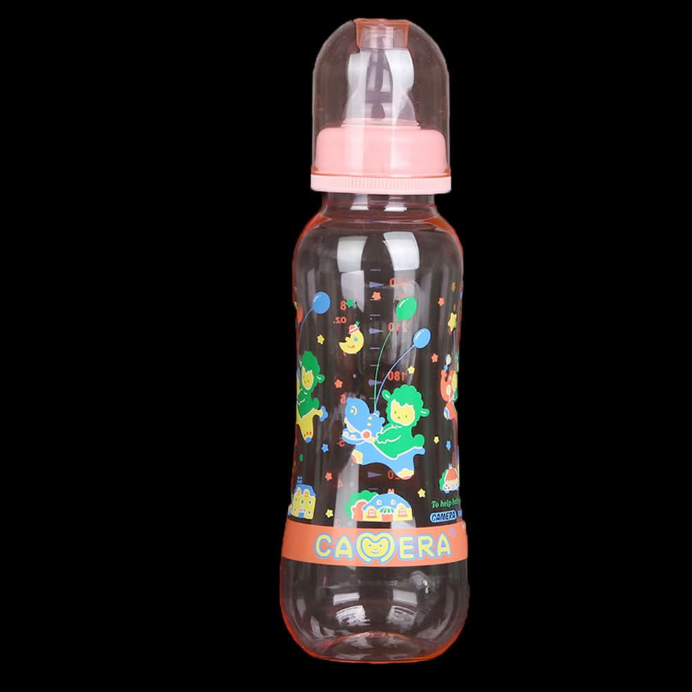 Camera Baby Streamline Feeding Bottle 240ml/8oz - Pink, Kids, Feeding Supplies, Chase Value, Chase Value
