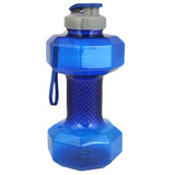 Dumbbell Water Bottle 1.5 Litters - Royal Blue, Home & Lifestyle, Glassware & Drinkware, Chase Value, Chase Value