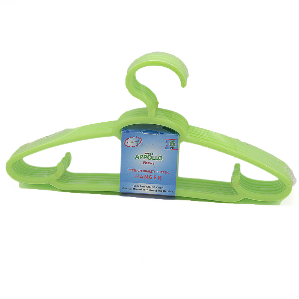 Premio Hangers 6 Pcs Set - Green, Home & Lifestyle, Accessories, Chase Value, Chase Value