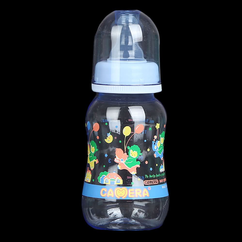 Camera Baby Streamline Feeding Bottle 140ml/5oz - Blue, Kids, Feeding Supplies, Chase Value, Chase Value