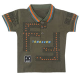 Boys Half Sleeves Polo T-Shirt - Dark Green, Kids, Boys T-Shirts, Chase Value, Chase Value