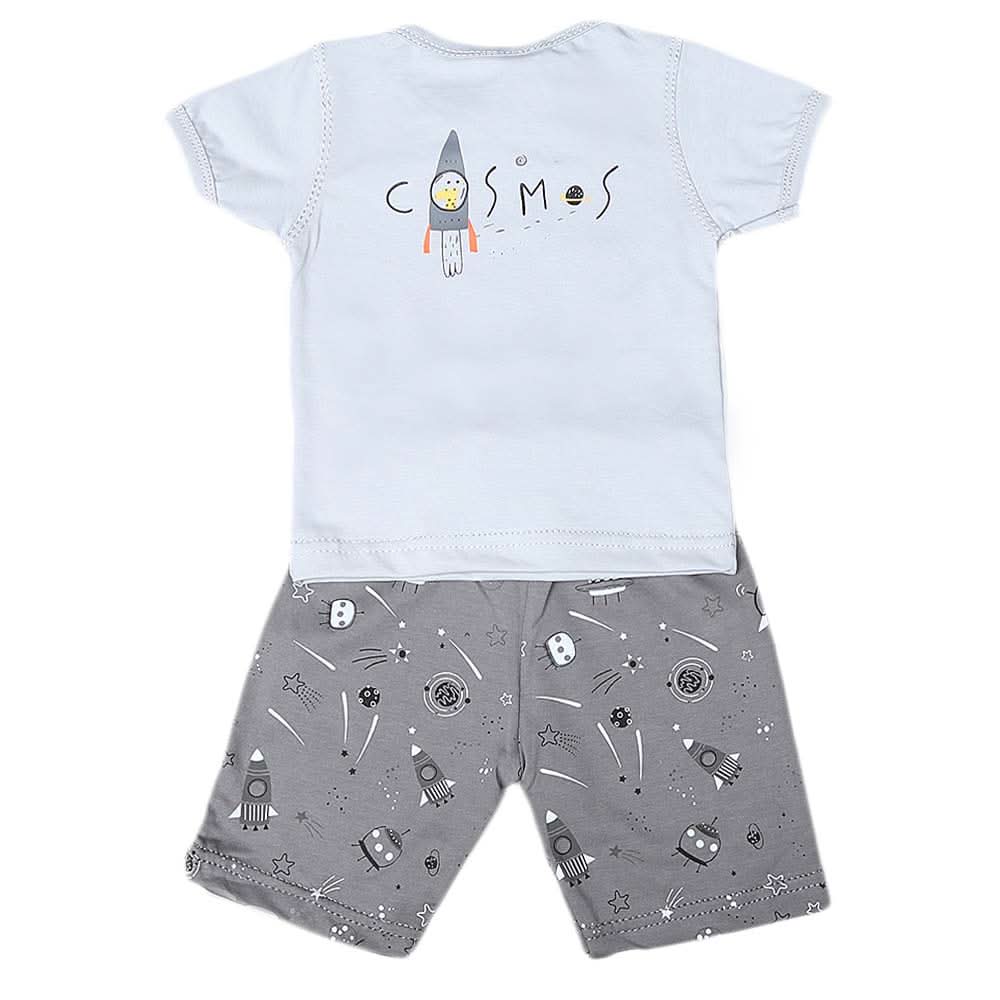 Newborn boys 2pcs Suit - Grey, Kids, NB Boys Sets And Suits, Chase Value, Chase Value
