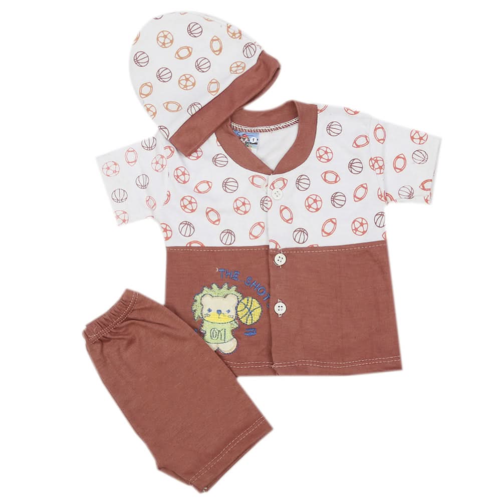 Newborn Suit - Coffee, Newborn Boys Sets & Suits, Chase Value, Chase Value