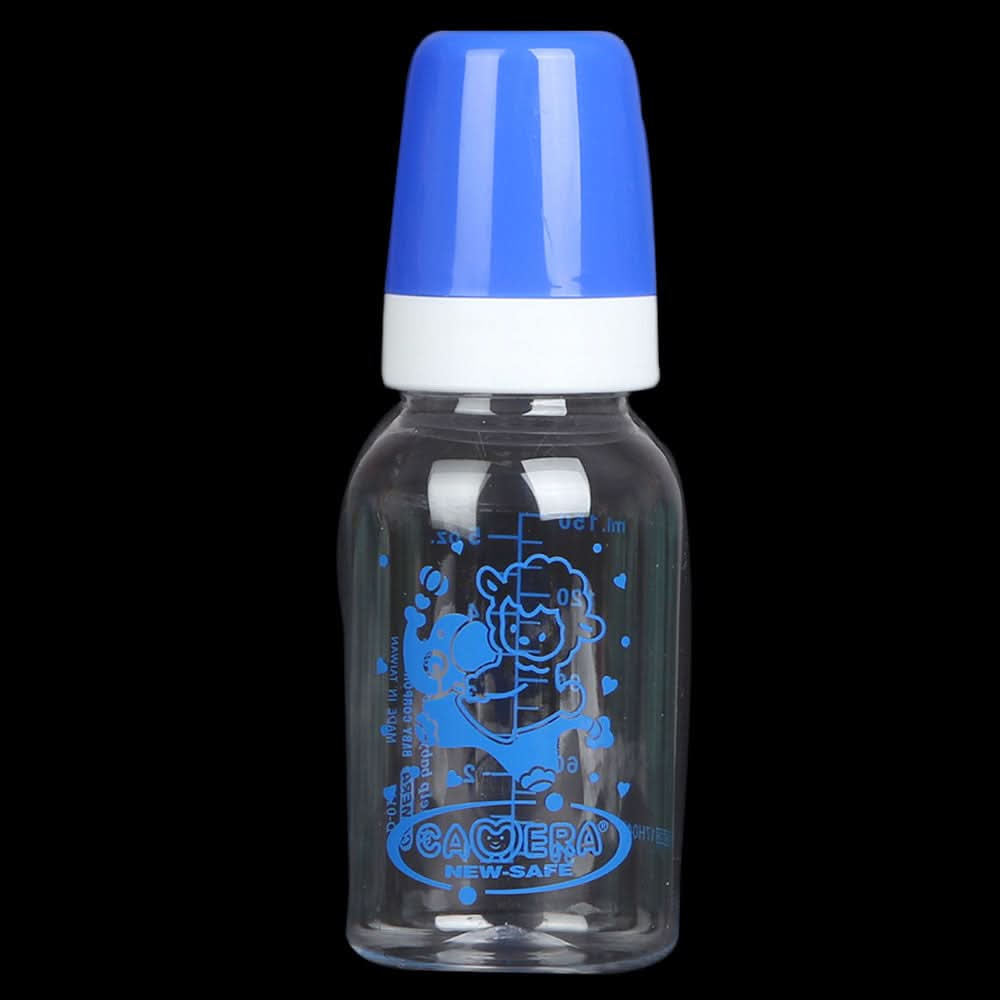 Camera Decorated Feeding Bottle 150ml/5oz - Blue, Kids, Feeding Supplies, Chase Value, Chase Value