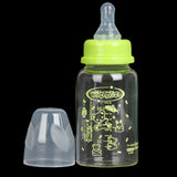 Kiddie Hi-Heat Resistant Glass Feeding Bottle 125ml/4oz - Green, Kids, Feeding Supplies, Chase Value, Chase Value