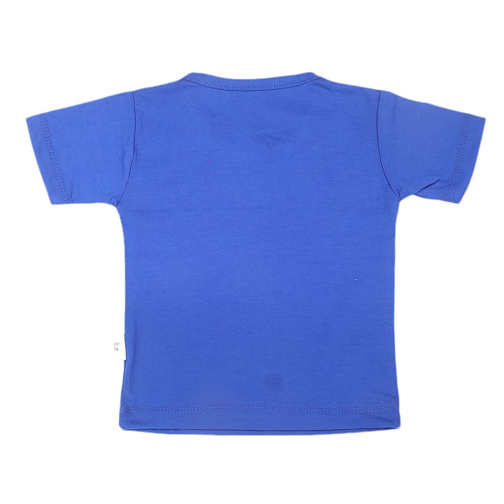 Boys Half Sleeves T-Shirt  - Royal Blue, Kids, Boys T-Shirts, Chase Value, Chase Value