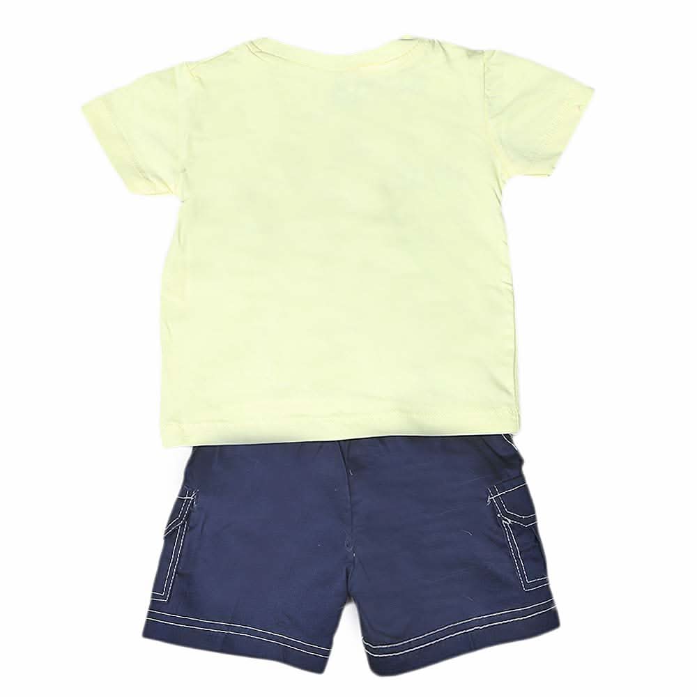 Newborn boys 2pcs Suit - Lemon, Kids, NB Boys Sets And Suits, Chase Value, Chase Value
