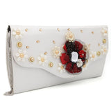 Women's Clutch 9142 - White, Women, Clutches, Chase Value, Chase Value