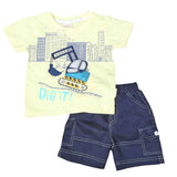 Newborn boys 2pcs Suit - Lemon, Kids, NB Boys Sets And Suits, Chase Value, Chase Value