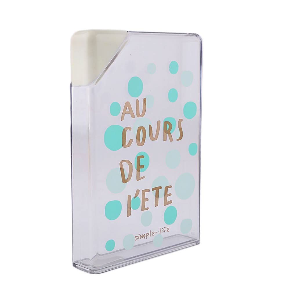 Notebook Water Bottle 450 ml - Green, Home & Decor, Chase Value, Chase Value
