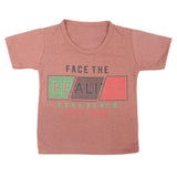 Boys Half Sleeves T-Shirt  - Brown, Kids, Boys T-Shirts, Chase Value, Chase Value