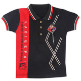 Boys Half Sleeves Polo T-Shirt - Black, Kids, Boys T-Shirts, Chase Value, Chase Value