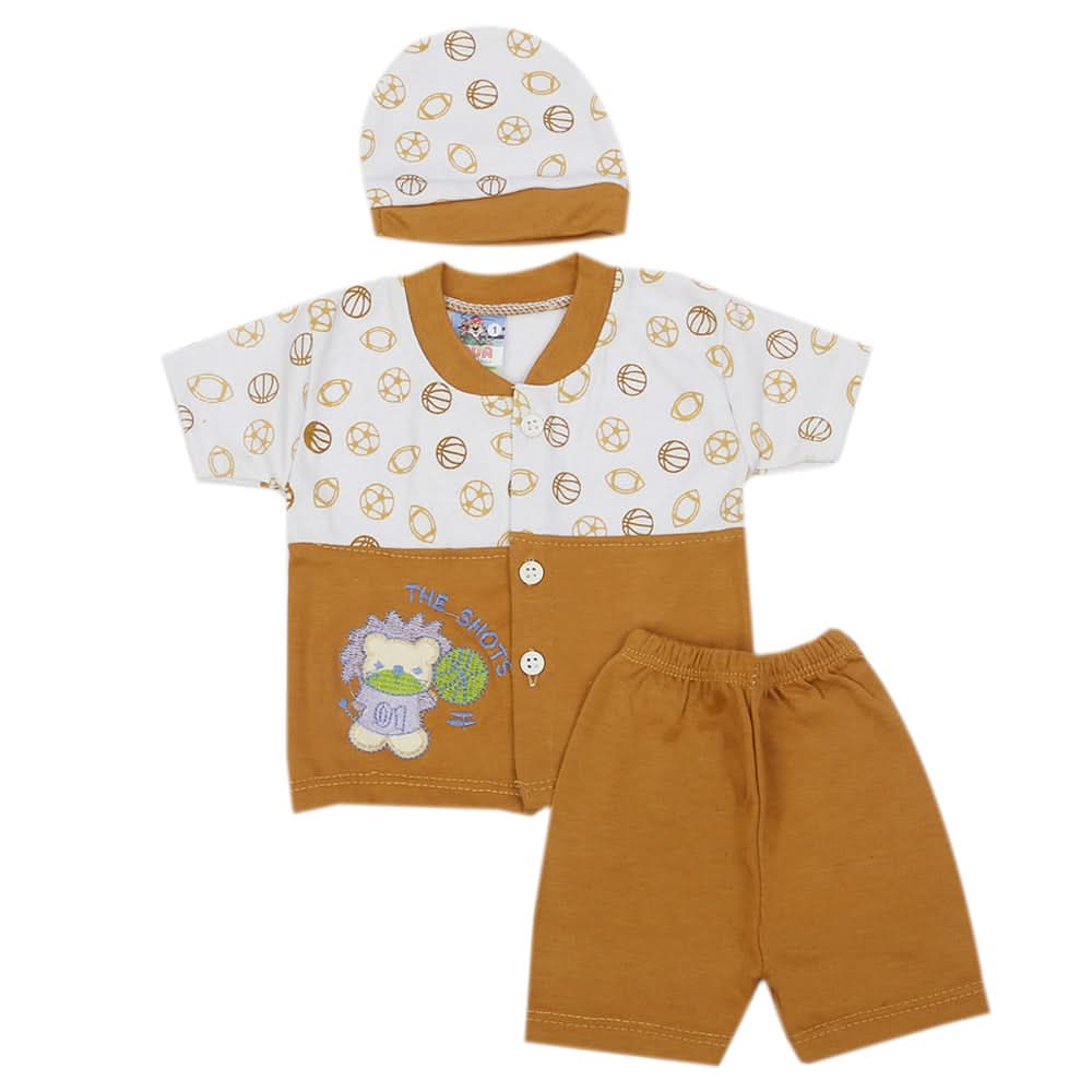 Newborn Suit - Brown, Newborn Boys Sets & Suits, Chase Value, Chase Value