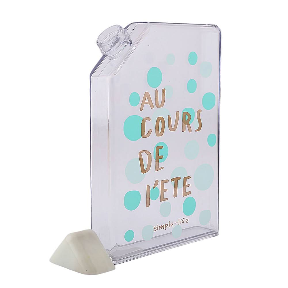 Notebook Water Bottle 450 ml - Green, Home & Decor, Chase Value, Chase Value
